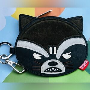Loungefly X Marvel Rocket l raccoon large coin purse keychain mini bag